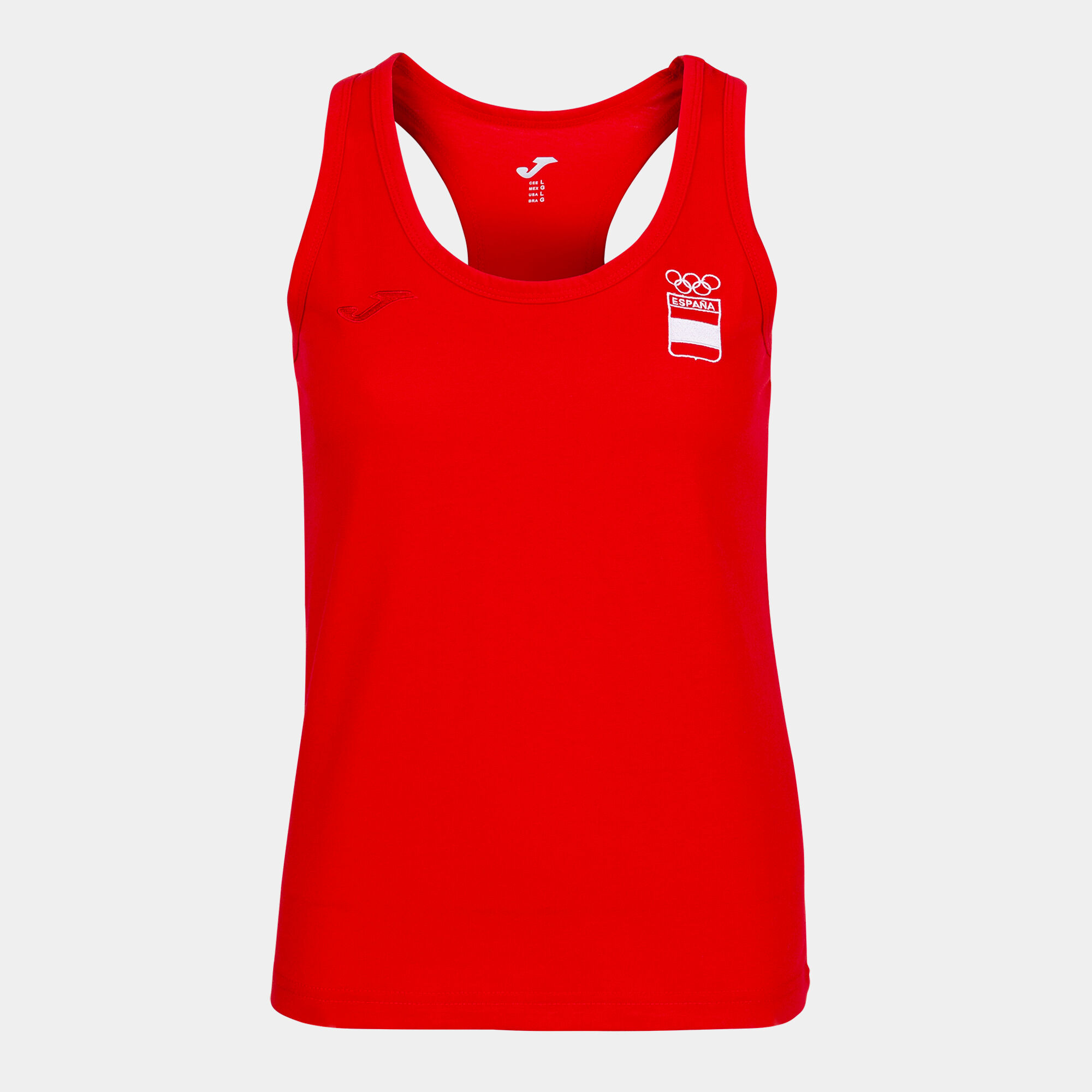 T-shirt de alça passeio Comité Olímpico Espanhol mulher