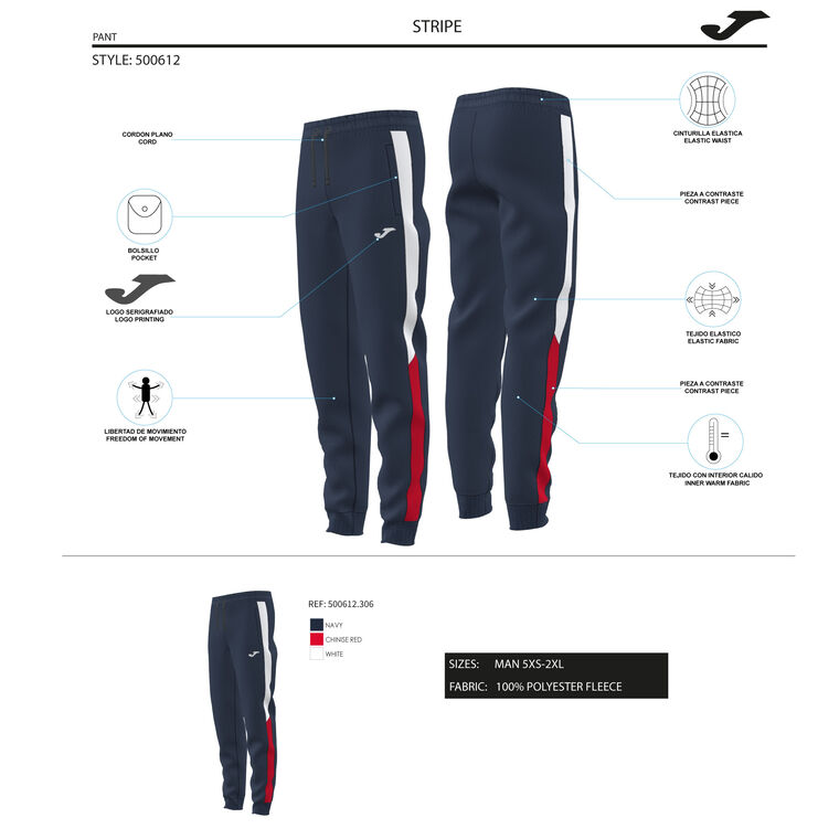 PANTALÓN LARGO STRIPE