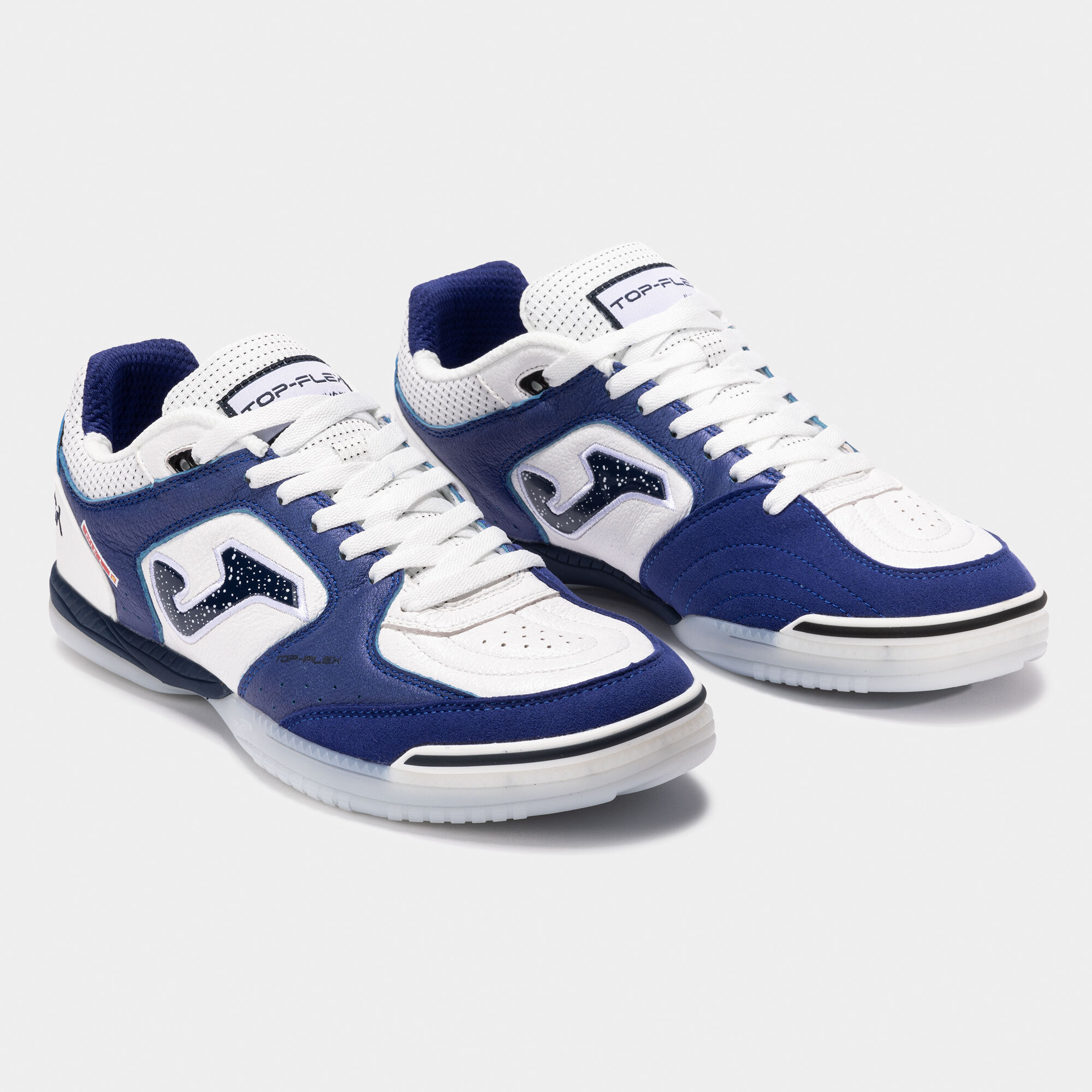Futsal shoes Top Flex 25 indoor white royal blue | JOMA®