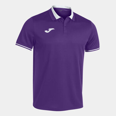 Kurzarm-poloshirt mann Championship VI lila weiß