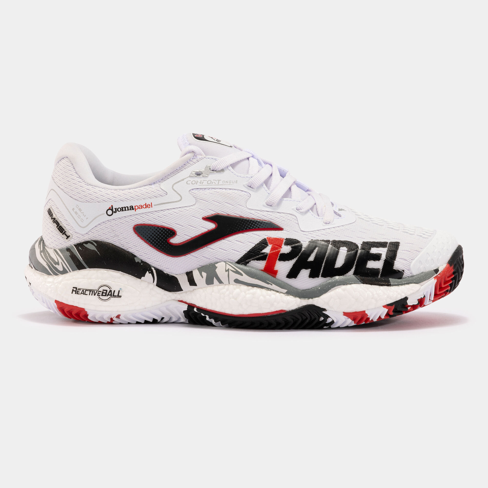 Chaussures A1 Padel terre battue unisexe blanc