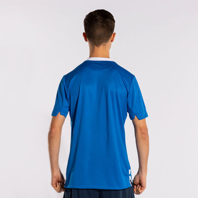Maglia a manica corta uomo Gold IV blu reale bianco