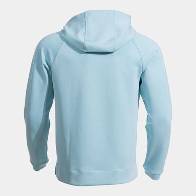Camisola com capuz unissexo Breath azul