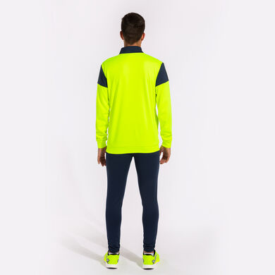 Tracksuit man Oxford fluorescent yellow navy blue