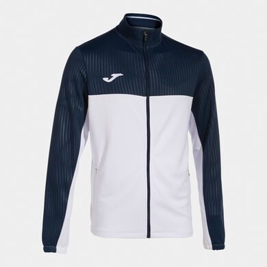 Jacket man Montreal white navy blue