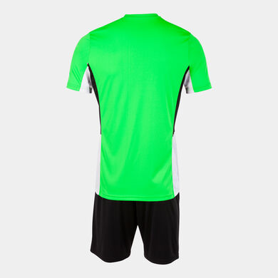 Set hombre Danubio II verde flúor negro
