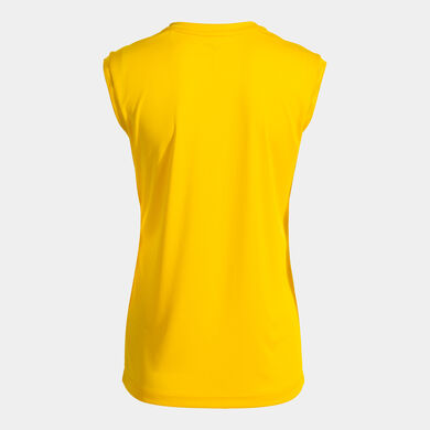 Sleeveless t-shirt woman Championship VIII yellow