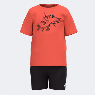 Ensemble junior Kids Camp corail noir