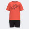 Ensemble junior Kids Camp corail noir