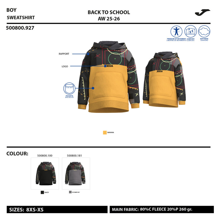 SUDADERA CON CAPUCHA NEW METAVERSE