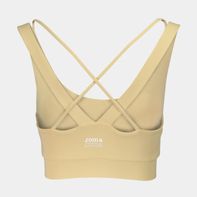 Sujetador deportivo mujer Daphne beige
