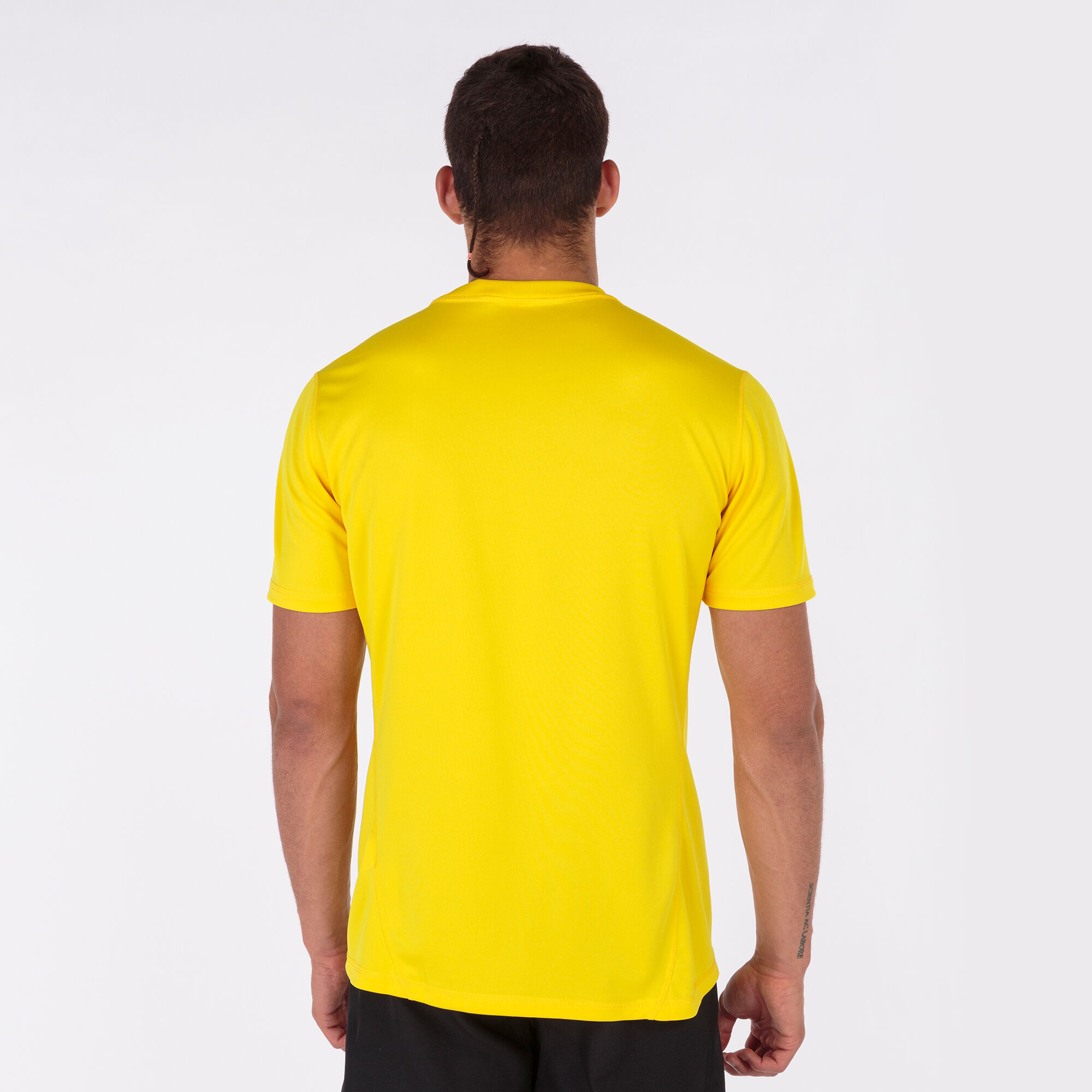 Camiseta manga corta hombre Strong amarillo JOMA