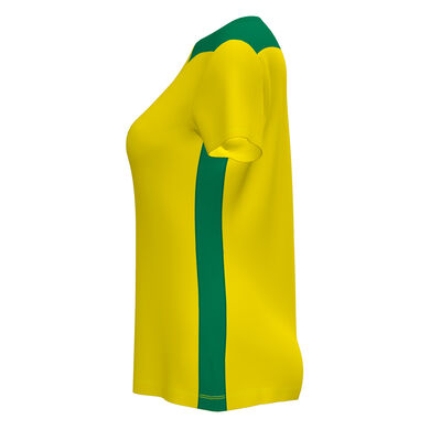 Camiseta manga corta mujer Championship VI amarillo verde