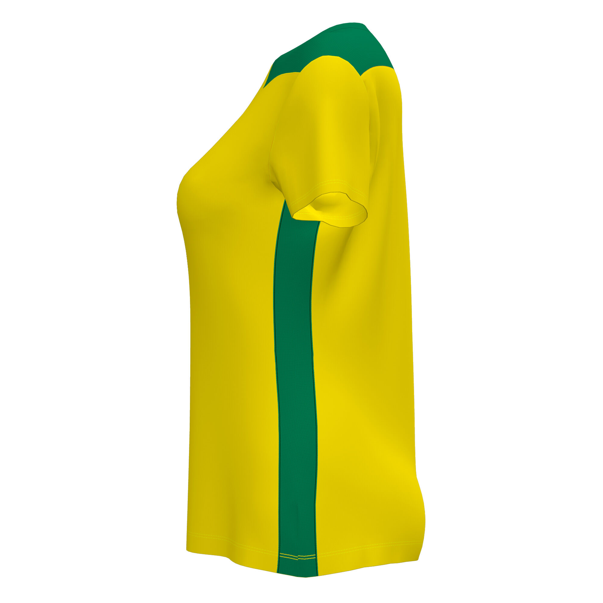 T-shirt manga curta mulher Championship VI amarelo verde