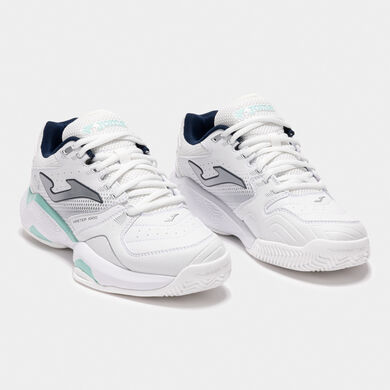 Zapatillas Master 1000 Lady 25 clay mujer blanco turquesa