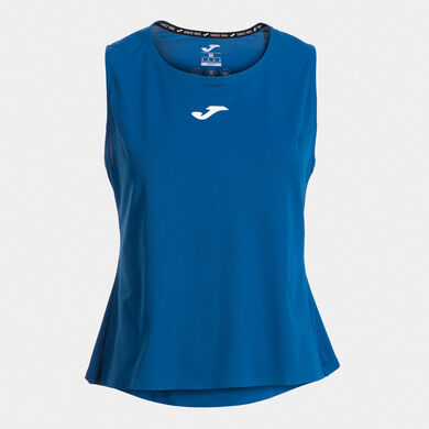 Sleeveless t-shirt woman Challenge blue