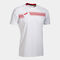 Camiseta manga corta hombre Smash blanco rojo