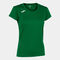 T-shirt manga curta mulher Record II verde