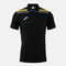 Polo shirt short-sleeve man Toledo II black yellow