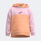 Sudadera con capucha niña Park naranja rosa