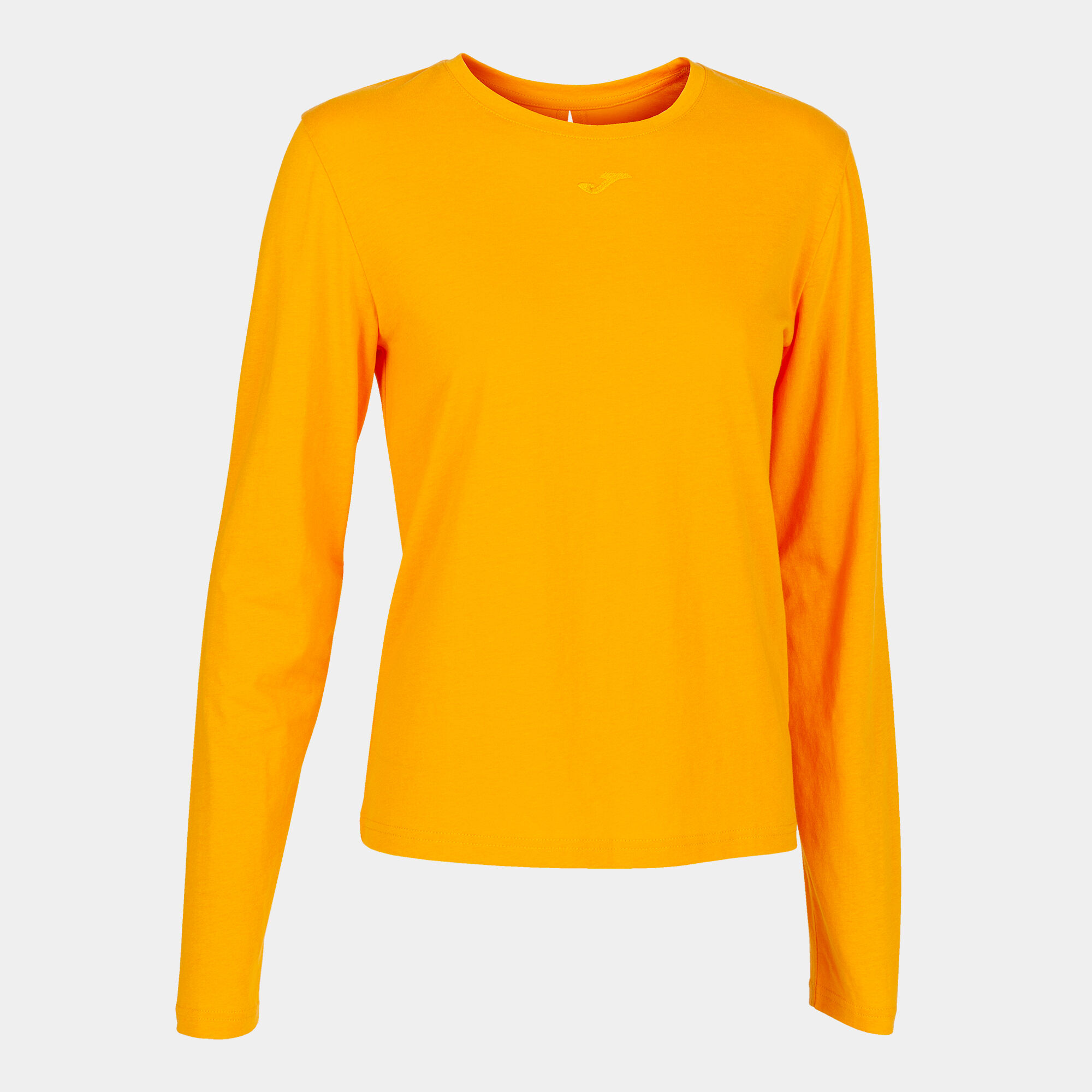 T-shirt manga comprida mulher Organic laranja