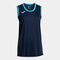 Camiseta sin mangas mujer Final Basket III dark navy turquesa fl&uacute;or