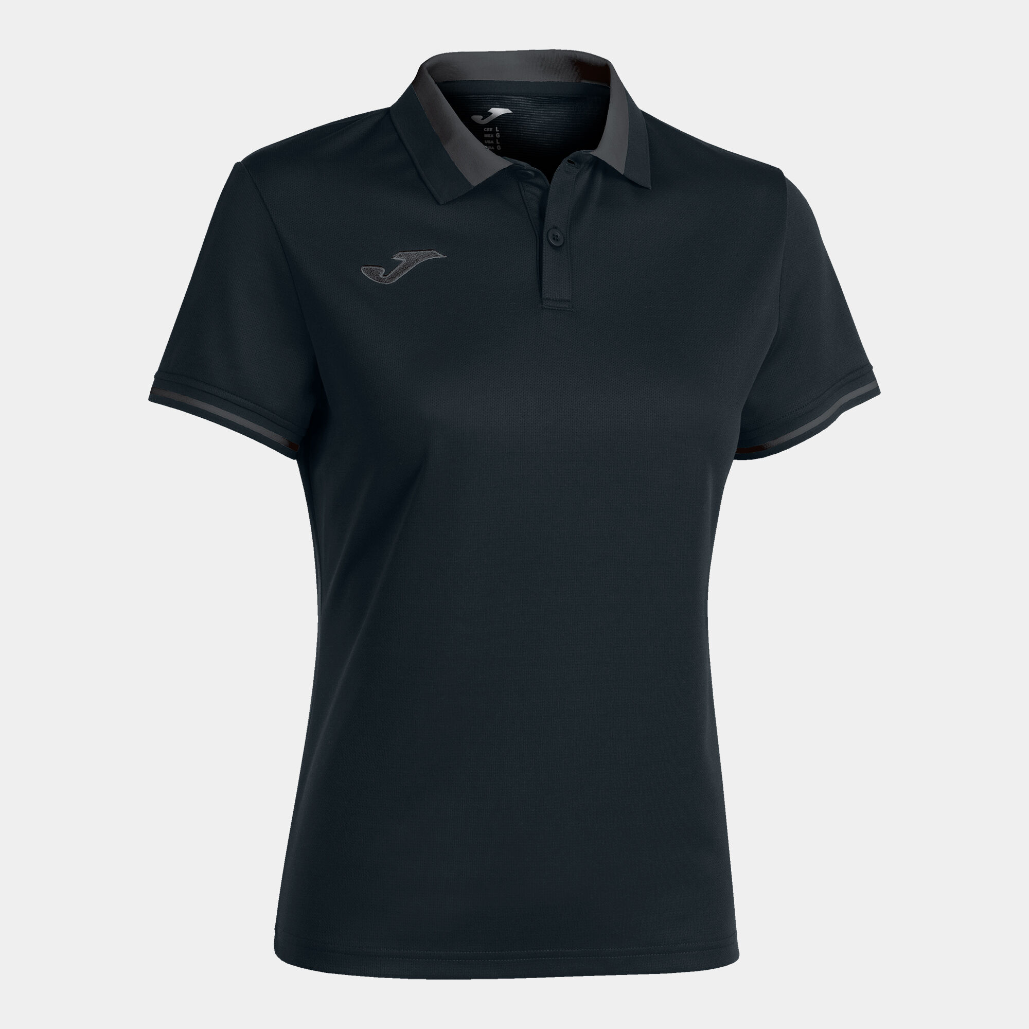 Polo shirt short-sleeve woman Championship VI black dark gray