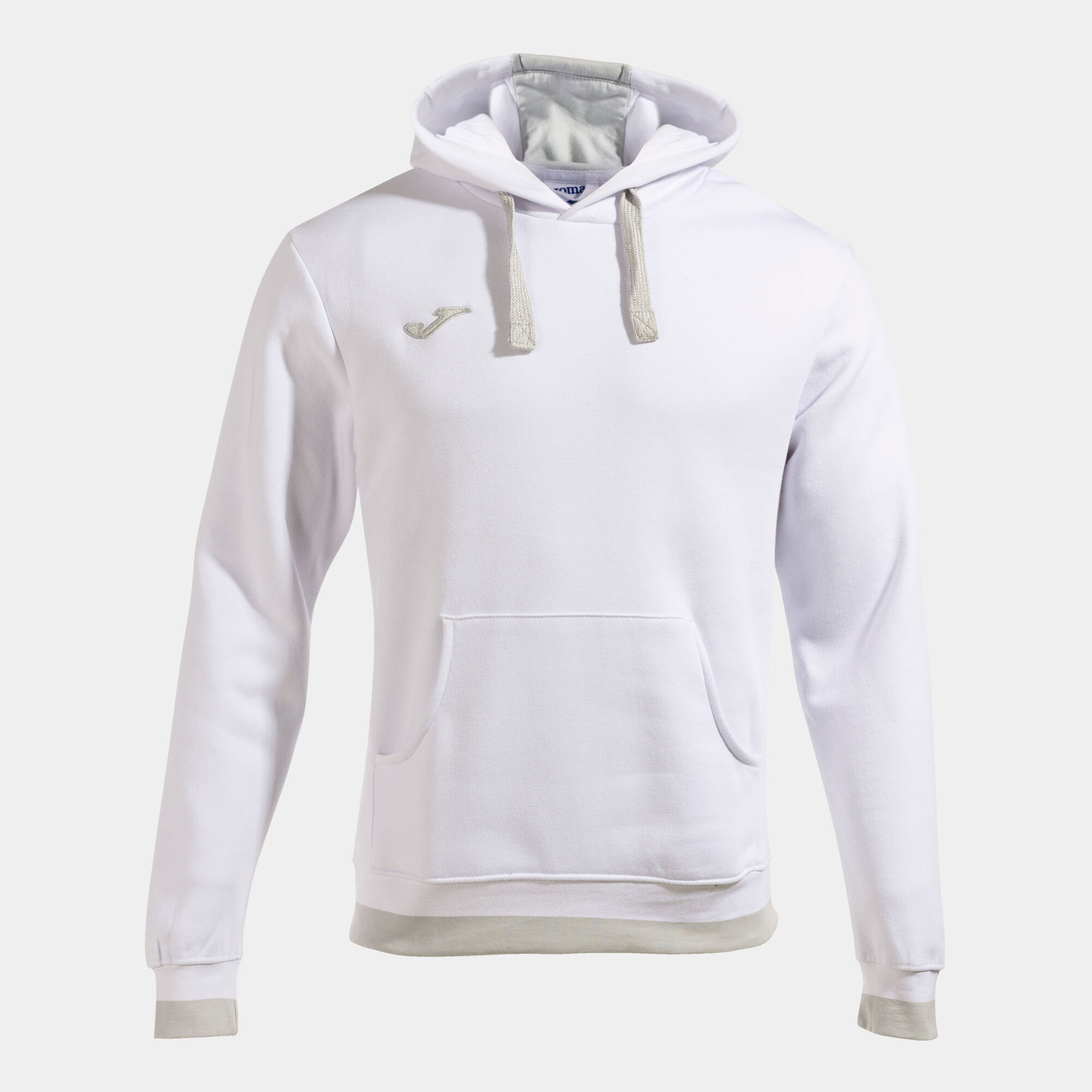 HOODED SWEATER MAN CONFORT II WHITE GRAY