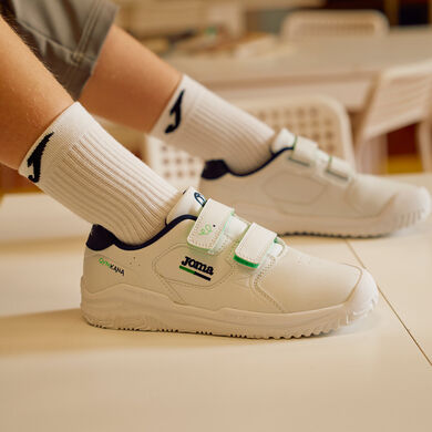 Casual shoes Ginkana Jr 24 junior white navy blue