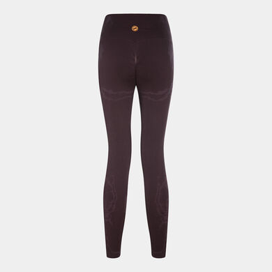 Mallas largas mujer Indoor Gym marr&oacute;n