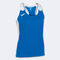 Camiseta tirantes mujer Record II royal blanco