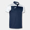 Polo manches courtes homme Hobby II bleu marine blanc