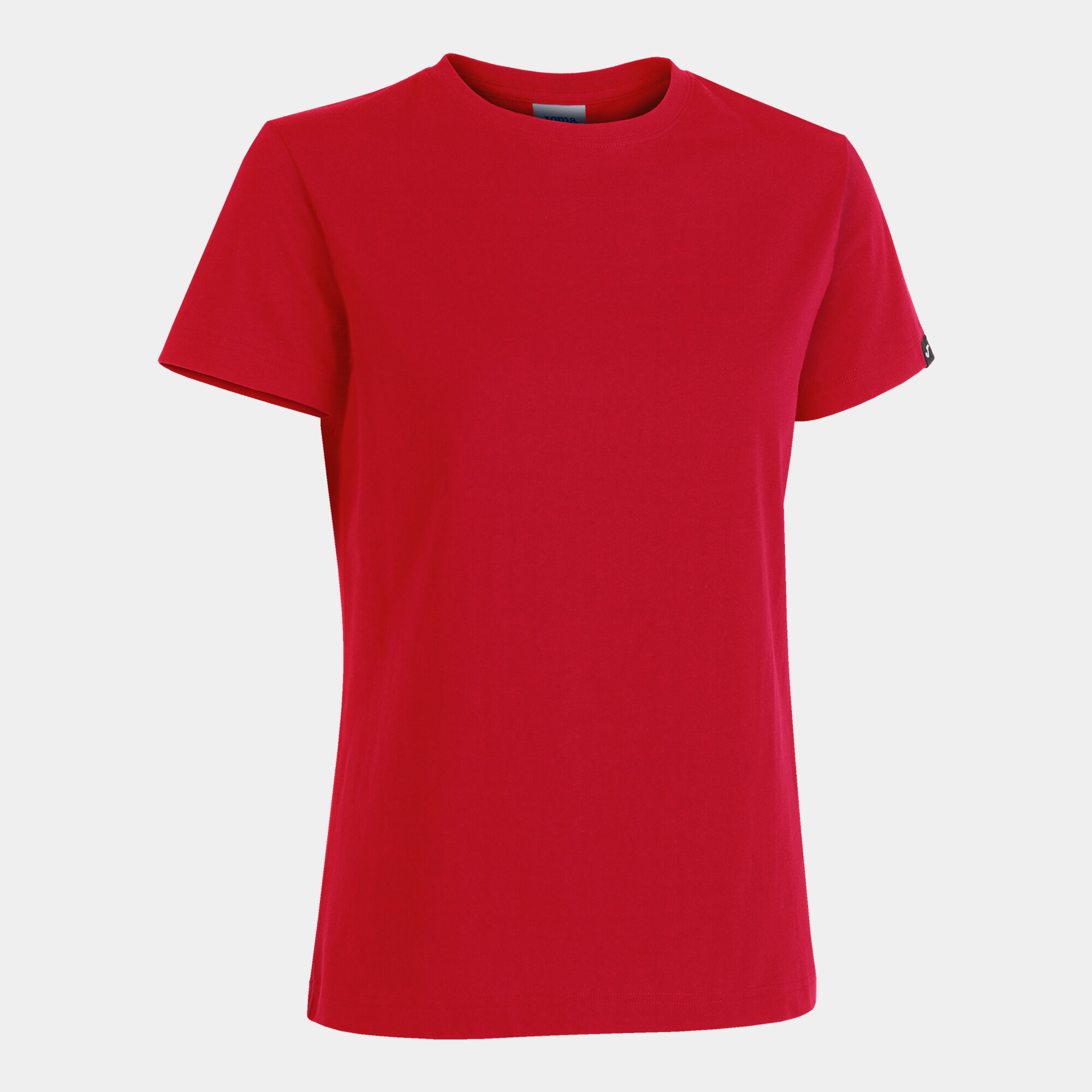 T-shirt manga curta mulher Desert vermelho