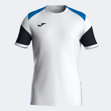 Maillot manches courtes homme Danubio blanc bleu roi