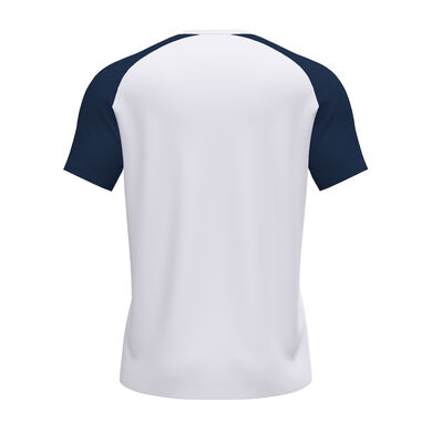 Maglia a manica corta uomo Academy IV bianco blu navy