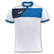 POLO MANCHES COURTES HOMME CREW II BLANC BLEU ROI