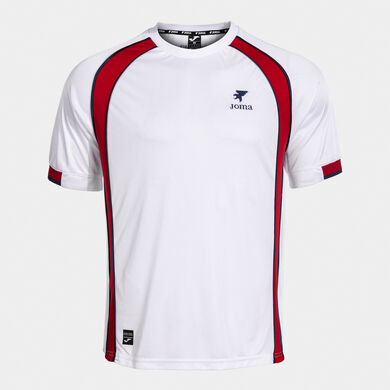 Kurzarmshirt mann Futbol Retro Mundial 2026 wei&szlig; rot