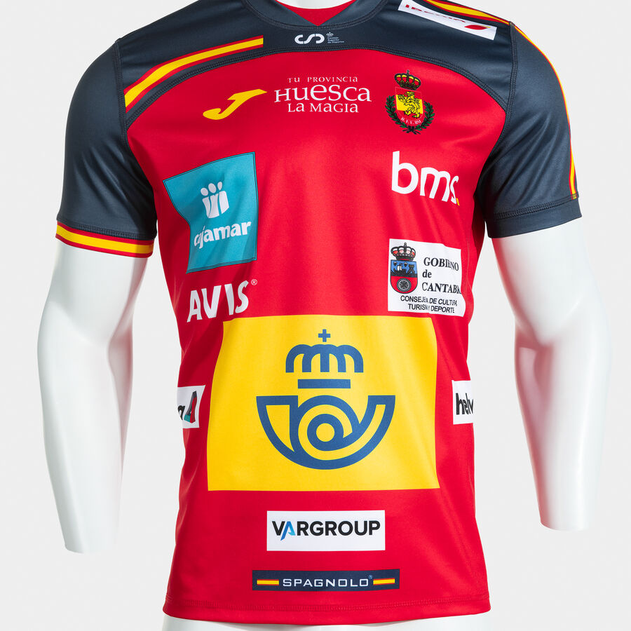 CAMISETA MANGA CORTA COMP. OFI. FED. BALONMANO ESPA&Ntilde;A