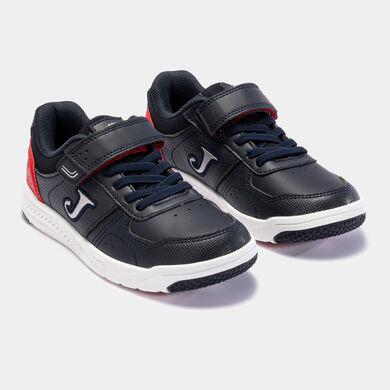 Chaussures casual W.Harvard Jr 23 junior bleu marine rouge
