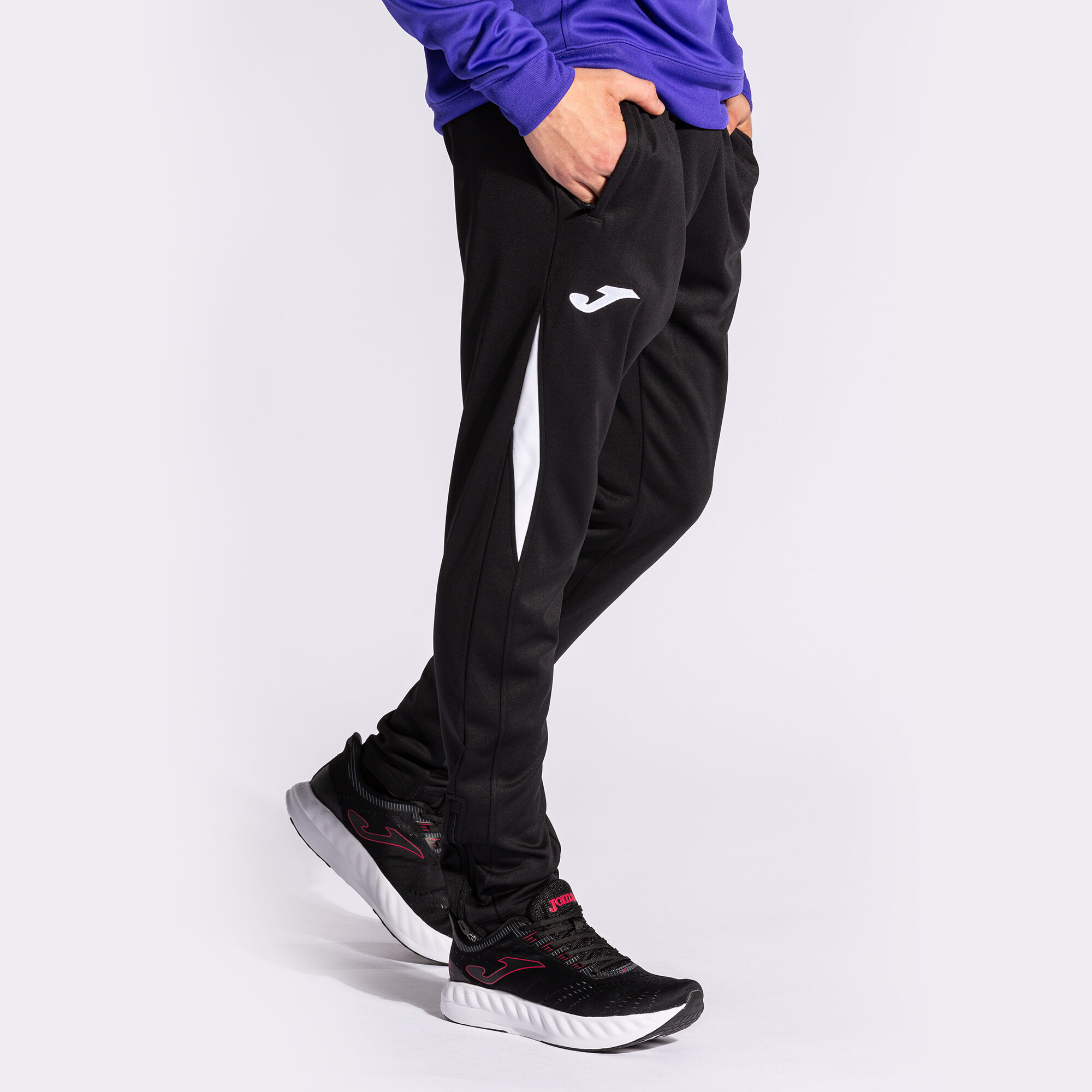 Longs pants man Championship VII black white | JOMA®
