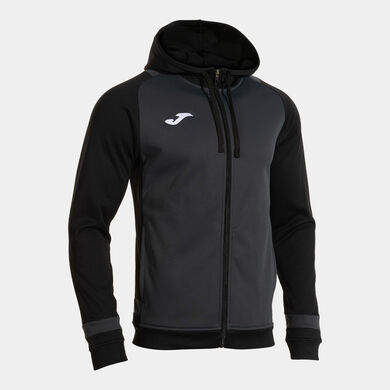 Giacca con cappuccio uomo Lider antracite nero