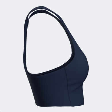 Tanktop frau Indoor gym marineblau