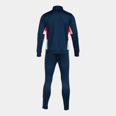 Fato de treino homem Danubio II azul marinho vermelho