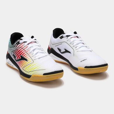 Scarpe calcio a 5 Invicto 25 indoor bianco multicolor
