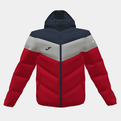 Anorak man Park red navy blue