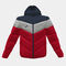 Anorak hombre Park rojo marino
