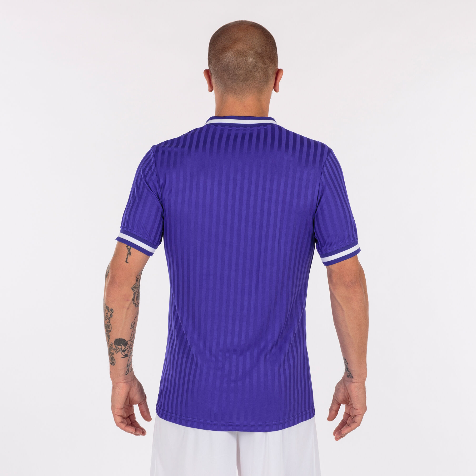 Shirt short sleeve man Toletum III purple