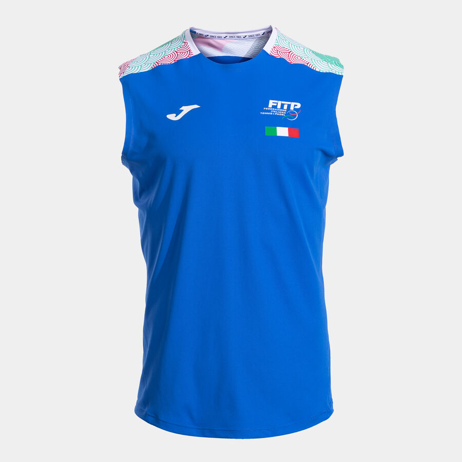 CAMISETA SIN MANGAS COMP. OFI. FED. ITALIA TENIS Y PADEL