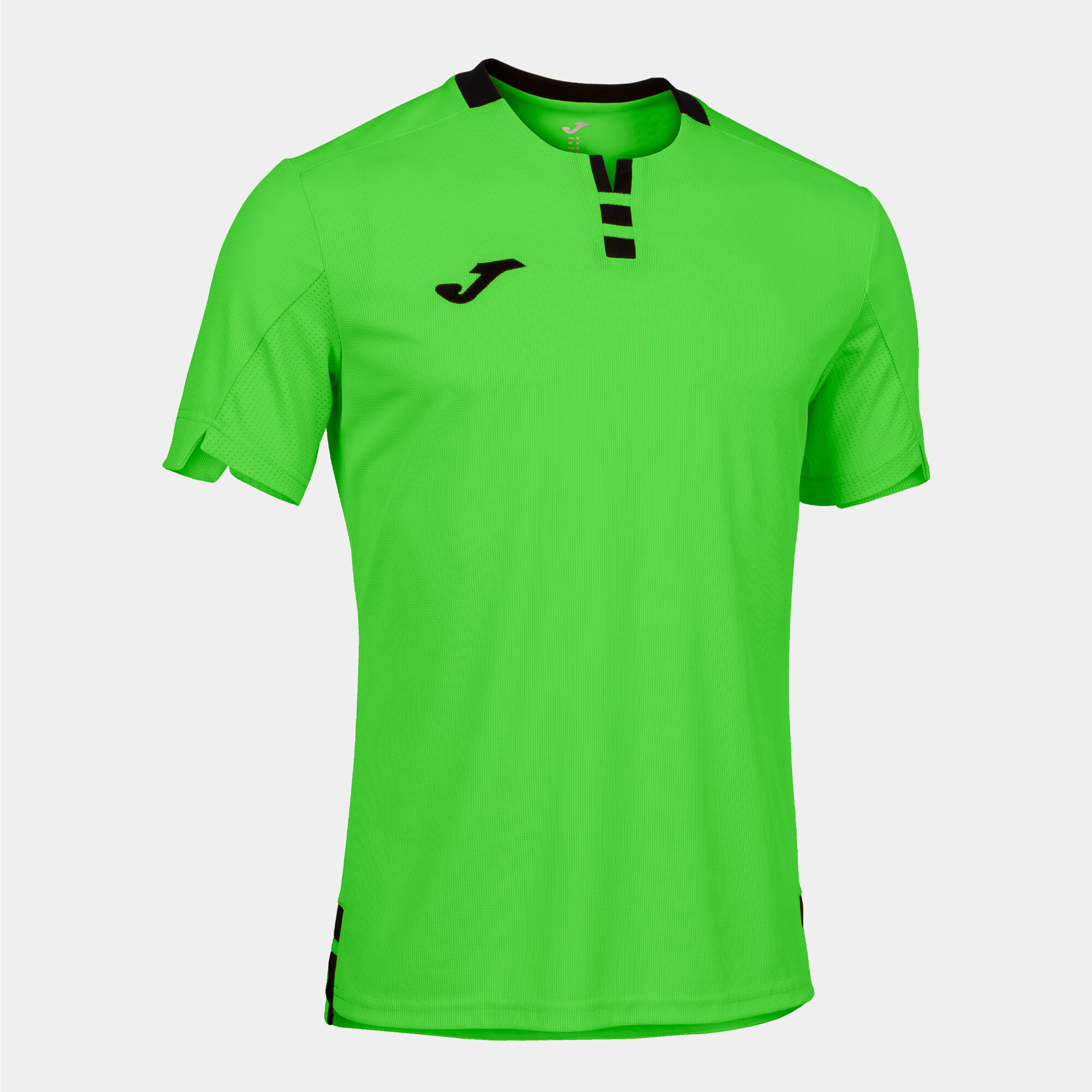 Koszulka z krótkim rękawem mężczyźni Gold IV fluorescencyjny zielony czarny
