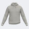 Camisola com capuz homem Indoor-Gym cinzento claro